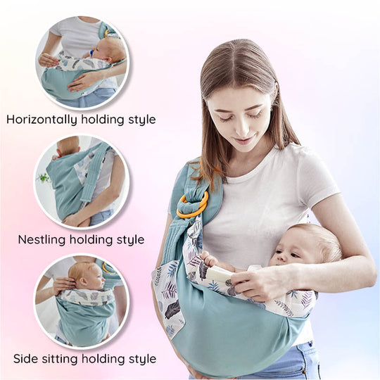 MFK ™ Baby Cotton Wrap Sling Carrier